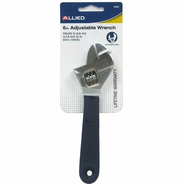 Allied International ADJUSTABLE WRENCH 6 in. L 51051